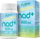 1600 MG Lipozomálne NAD+ Supplement, NAD+ Posilnenie doplnok, Superior Absorpcia, Vitamín B3 pre starnutie obrany, dlhovekosť, Energia, Oprava, non-GMO, 60 Softgels
