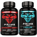 Prime Labs Prime Test Testosterón Booster + L Arginín Kapsuly oxidu dusnatého - 60 Počet Každý