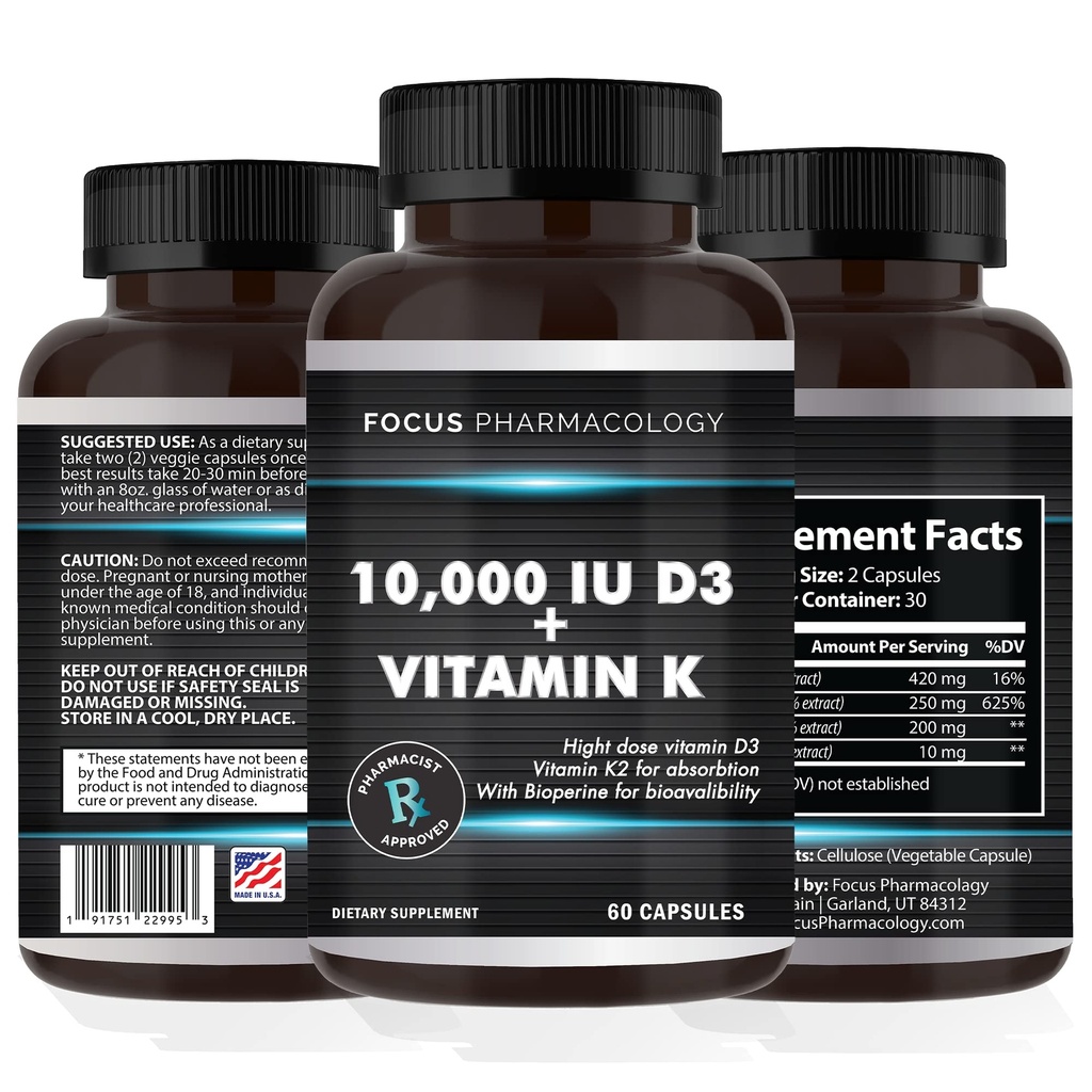 Vitamín K2 s D3 Extra silou Supplement Bone 
