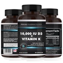 Vitamín K2 s D3 Extra silou Supplement Bone 