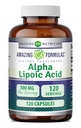 Amazing Formules Alpha Lipoic Acid 300 Mg Capsules Supplement 
