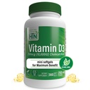 Zdravie Thru Nutrition Vitamin D3 10 000iu 360 Mini Softgels pre maximálny benefit rok Zásobovanie 250mcg Cholekalciferol  Stupeň v organickej EVOO
