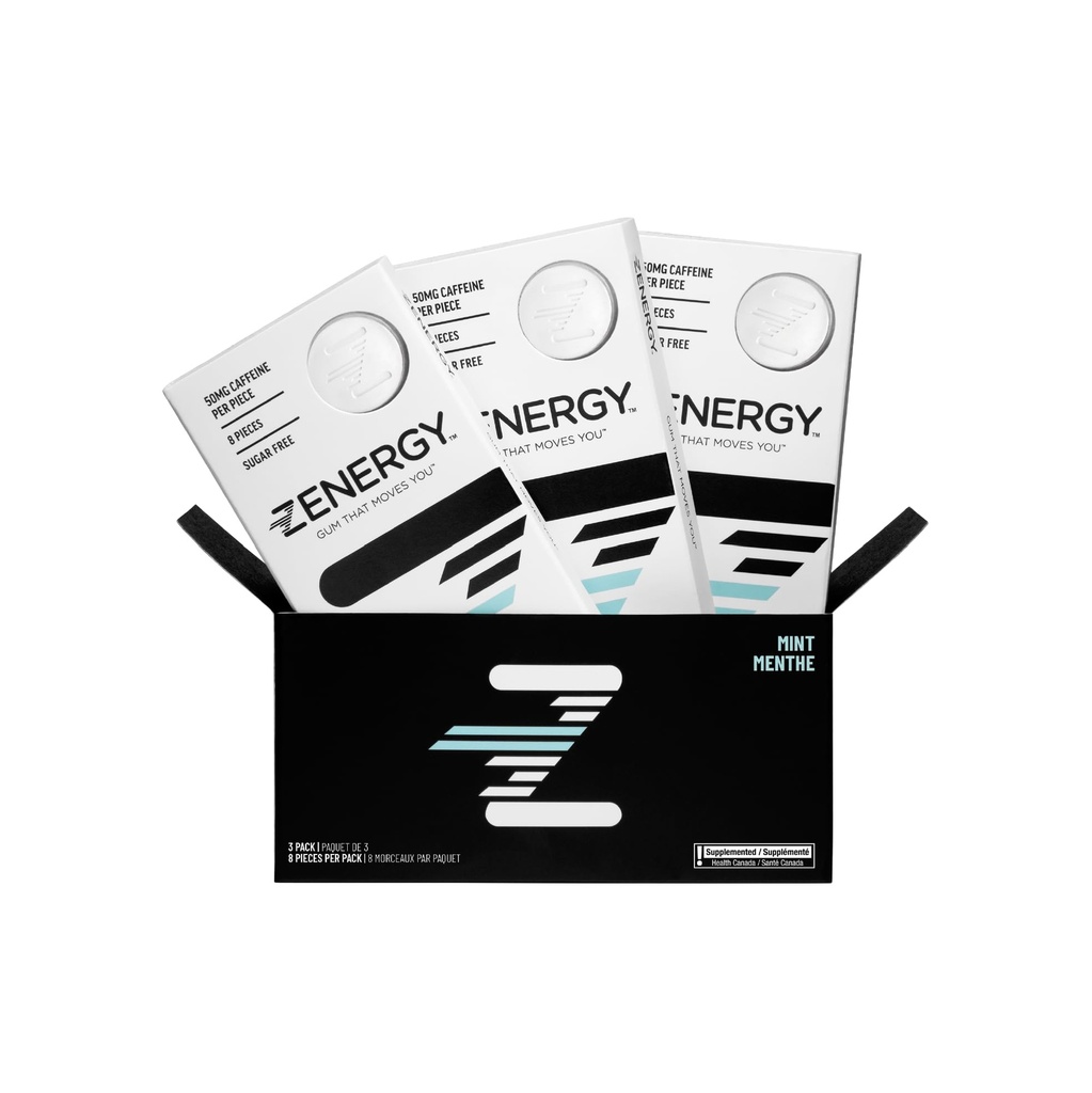 ZENERGY Energy Gum - Mint Flavor 