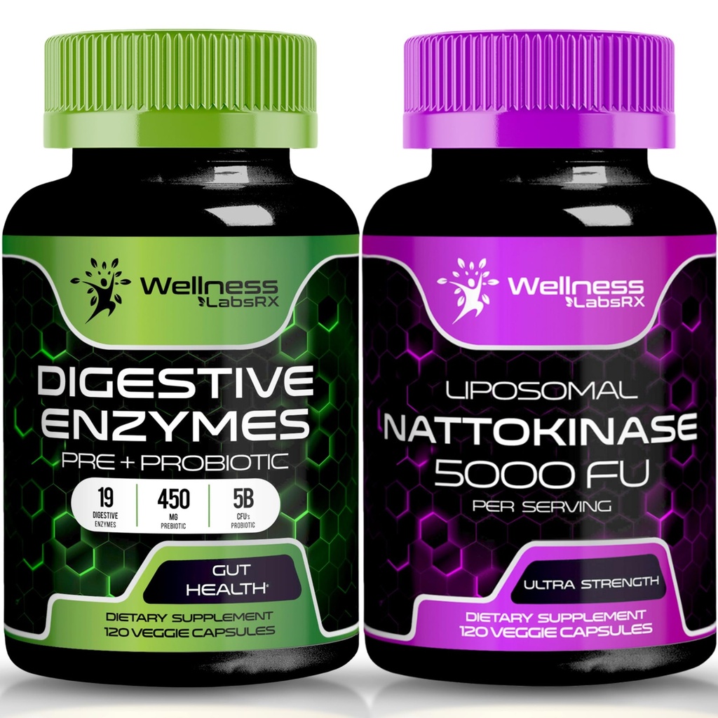 WELLNESS LABSRX Digestívne Enzýmy Kapsule