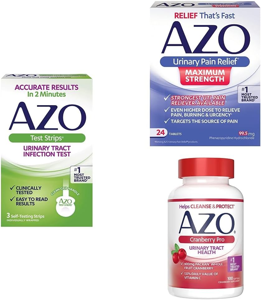 AZO UTI úľava od bolesti Bundle 