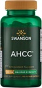 Swanson Maximálna sila AHCC - Podpora pokročilej imunitnej podpory - Prírodné doplnok Pomoc NK bunky a podpora pečene - (60 Veggie kapsule, 500mg Každý)