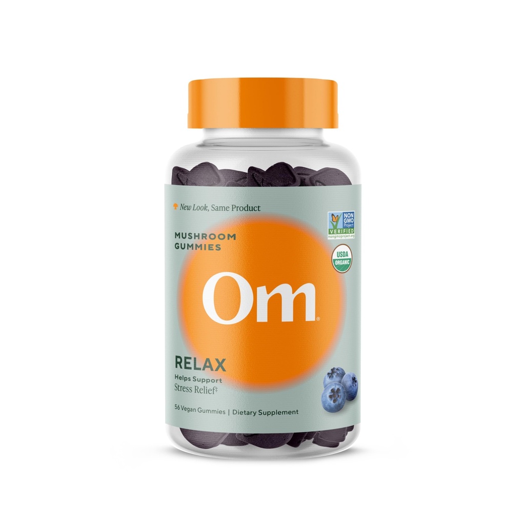 Om Mushroom Superfood Relax Gummies 28 
