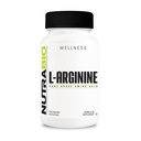 NutraBio L-arginín Supplement, 750mg 