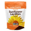 Odolejovaný slnečnicový lecitín prášok 16oz, denný lecitín doplnok pre varenie, Pečenie & Gummies, 1760mg Fosfatidyl choline doplnok - Skvelé pre upchané mlieko Ducts! 65 Servings, non-GMO