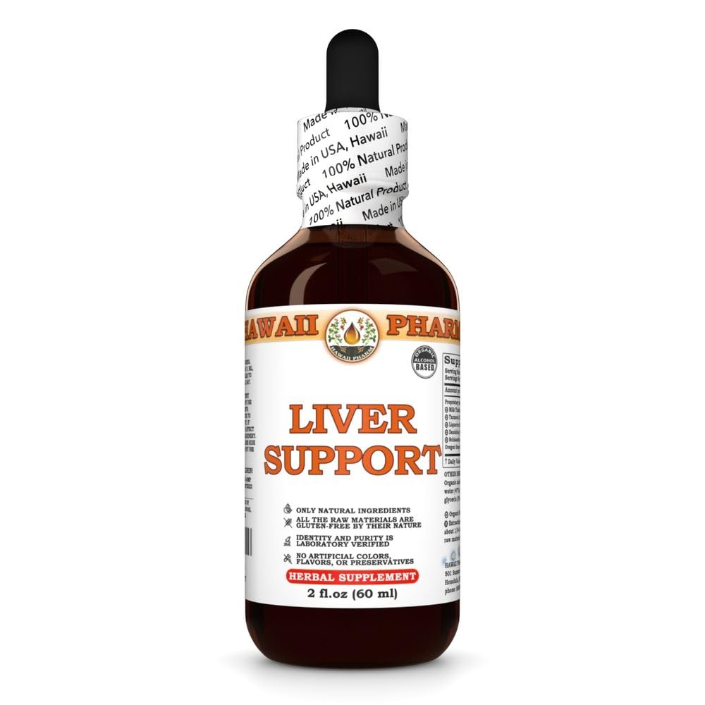 Liver Support Tincture, All Natural, Vegan, Pure Liquid Extract - 2 fl.oz