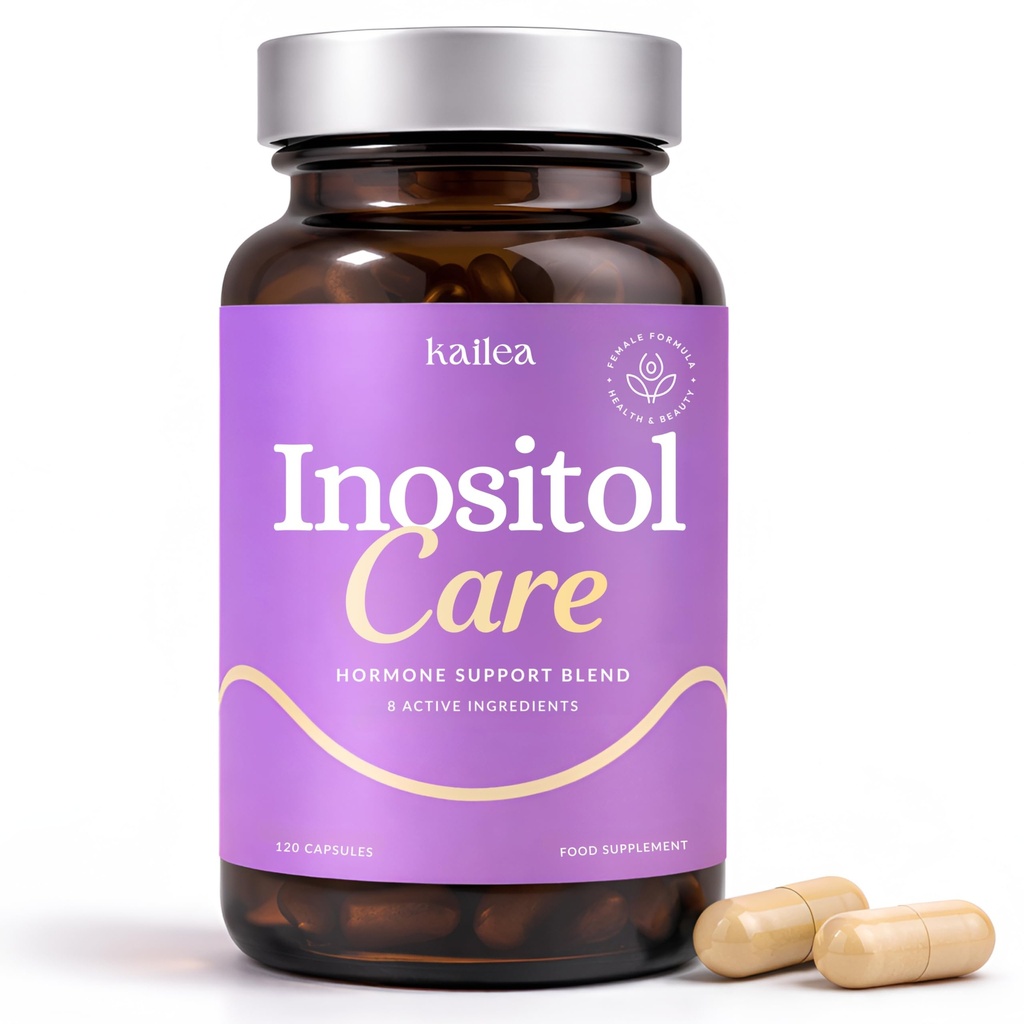 8-v-1 PCOS Support Supplement - 2,000mg Myo Inozitol, NAC, Maca Root, Škorica, Chróm, Folát, Zinok, Vitamín D3 