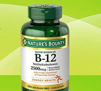 Prírodná Bounty B-12 2500mcg, 300 kariet