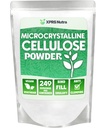 XPRS Nutra Mikrokryštalický celulóza Prášok - Odorless Celulóza Fiber Powder - 100% Pure Powdered Celulóza Supplement je Nerozpustné Fiber pre Pill Binder Mix a Celulóza pasty (1,10 libry)