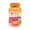Emergen-C Kidz Daily Immune Support Dietary Doplnky, Ochutené Gummies s vitamínom C a B Vitamíny, Ovocie Fiesta Ochutené Gummies, Späť do školy Essentials - 44 Počet