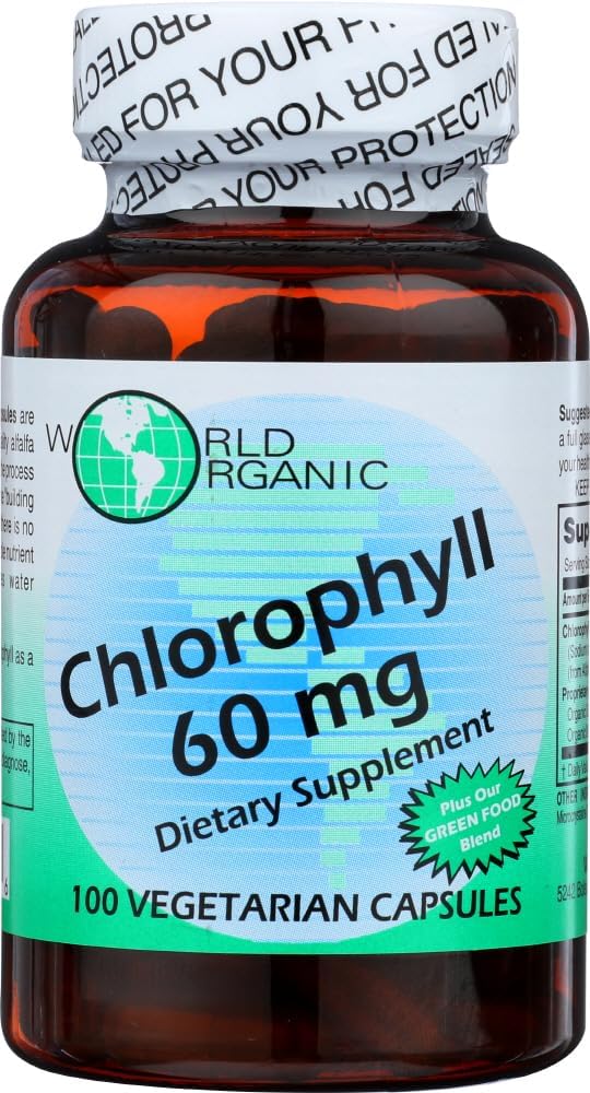 Svetový organický chlorofyl 60MG, 100 CP