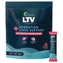 UpWellness LTV Liver Hydration Packets - Electrolytes Powder Packets for Instant Hydration and Liver Support - Physician-Formulated - Zero Added Sugar - 30 Packets - Delicious Berry Flavor