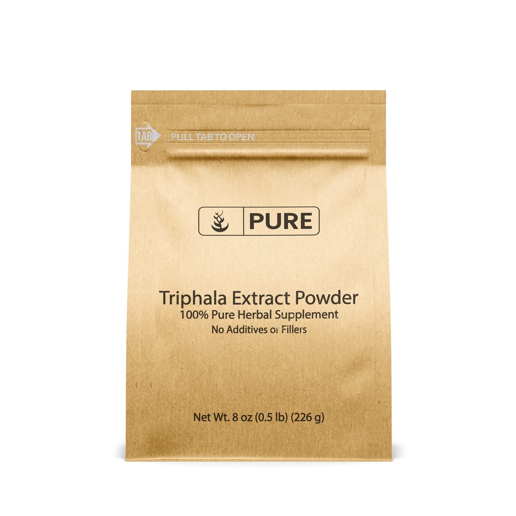 PURE ORIGINÁL INGREDIENTS Triphala Extract Powder (8 oz) Pure, Prirodzene Zdroj, Žiadne doplnkové látky alebo plnidlá