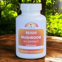 Reishi Mushroom Extract 10:1 Capsules - 30