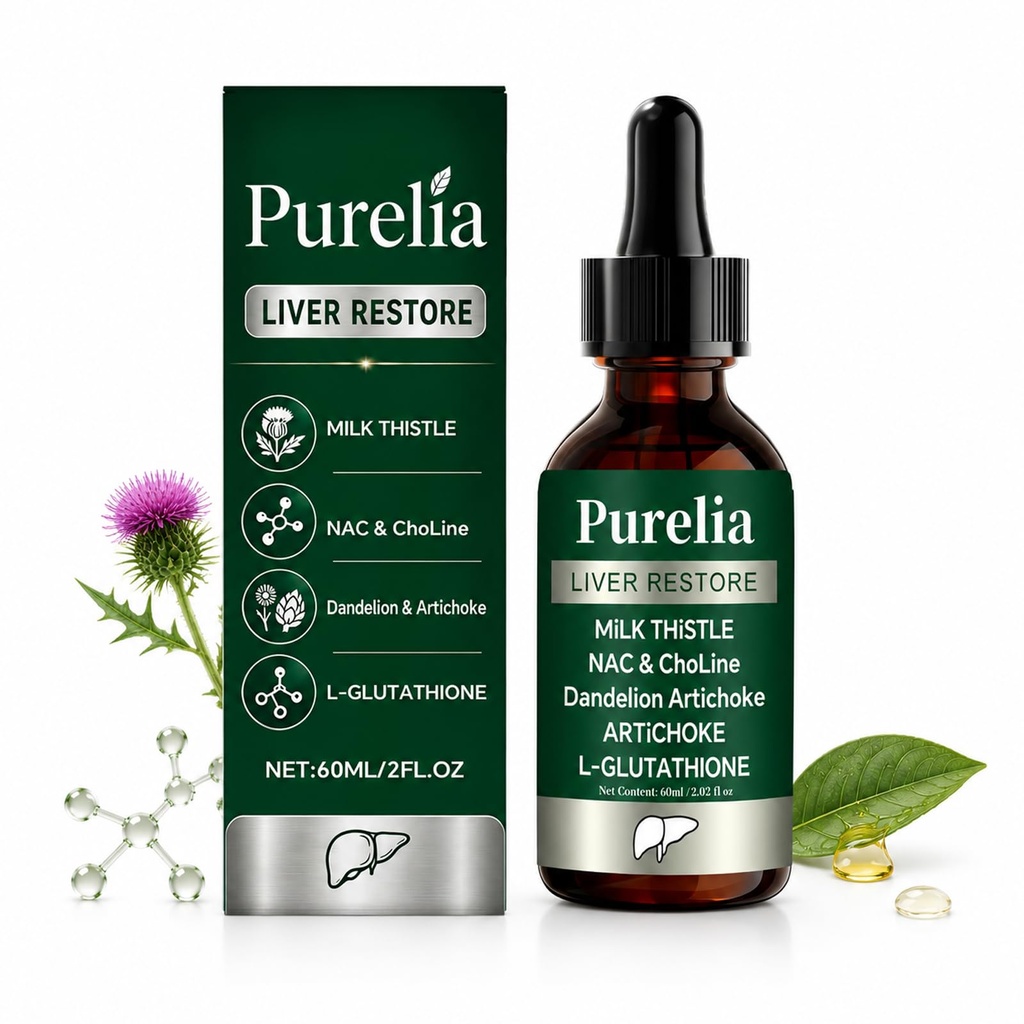 Purelia Liver Restore Drops –purelia Complete Liver Support