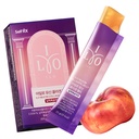Mucin Collagen Jelly for Women - Hyaluronic Acid & BEAUMINO Amino, 10 Count | Donut peach jelly sticks with plant mucin, aloe vera, hyaluronic acid & BEAUMINO amino complex; chewy nata de coco, no pills