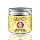 Deve Herbes Pure Triphla Powder (Emblica officinalis) + (Terminia belerica) + (Terminia chebula) Organic Certified Natural Therapy Grade 200gm, (7,05oz)