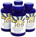 Rybí olej Omega 3 Doplnky Alternative-YES Omega 3 & 6 Mastná kyselina - Burpless, Plant Based - DHA, EPA, SDA - Cholesterol, srdce, koža, energia, oči, Imunita Podpora YES (4 x 120 Gélové viečka)
