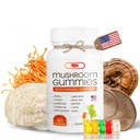 Mushroom Gummies – 10-in-1 Complex with Lion’s Mane, Chaga, Reishi, Cordyceps & More – 6 Fruity Flavors – Vegan, Non-GMO, Pectin-Based, Made in USA – (60 Gummies Total)