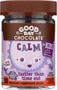 Dobrý deň čokoláda prírodné upokojujúce doplnok pre deti, zmes Camomile, L-Theanine, Fair Trade a non-GMO čokoláda, 50 kusov