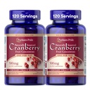 Puritánska pýcha Prirodzene Zdroj Cranberry One per day Fruit Concentration 500mg, 50:1 Dietary Supplement for Urinary Tract Support, 4 Month Supply, 120 Rapid Release Kapsule, 2 Balenia