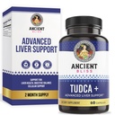 Tudca 500mg, 60 Kapsule (Tauroursodeoxycholic Acid) - Biele soli Pečeň podpora doplnok, Prírodné horké Chuť Vegan Priateľsky, Non GMO, lepok bez kapsúl podľa starovekej blaže