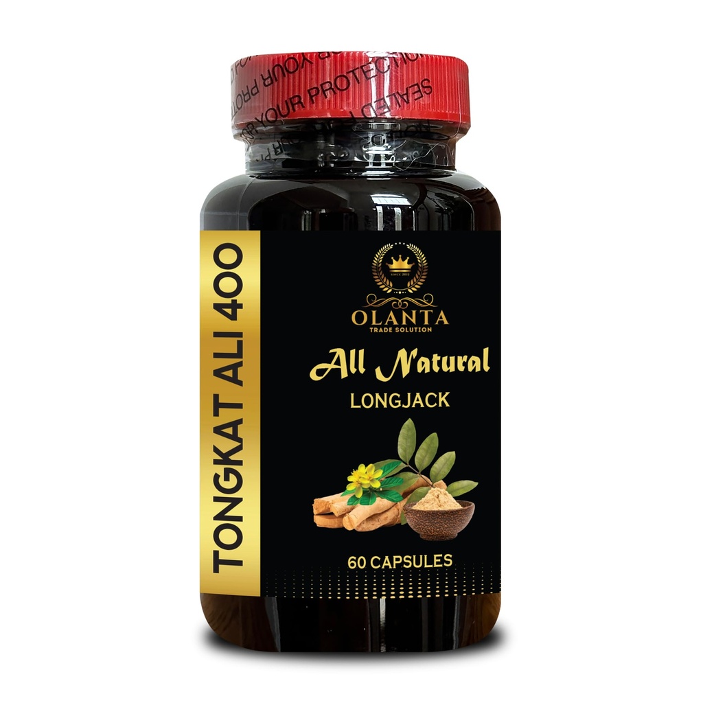 Premium Longjack Tongkat Ali for Men – Herbal Support for Active Lifestyles and Daily Focus - Plant-Based Tongkat Ali - Daily Wellness Support - 1 Bottle 60 Capsules