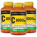 MASON NATURAL Vitamin C 1000 mg, 300 day Supply, Supports Healthy Immune System, Antioxidant and Essential Nutrient, 3 balenie
