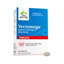 Terry Prirodzene Vectomega - Supplement with EPA & DHA - Omega-3 Tablety na podporu zdravia mozgu a srdca - Nutričný doplnok s esenciálnymi mastnými kyselinami a eptidmi - 60 tabliet