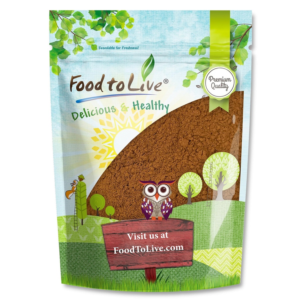 Food to Live Reishi Mushroom Powder, 8 Ounces – No Artificial Additives, Great for Smoothies, Tea, Coffee. Kosher, Vegan, Bulk