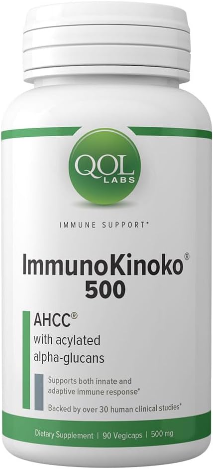 QOL Labs ImmunoKinoko AHCC 500 mg 90 vkaps