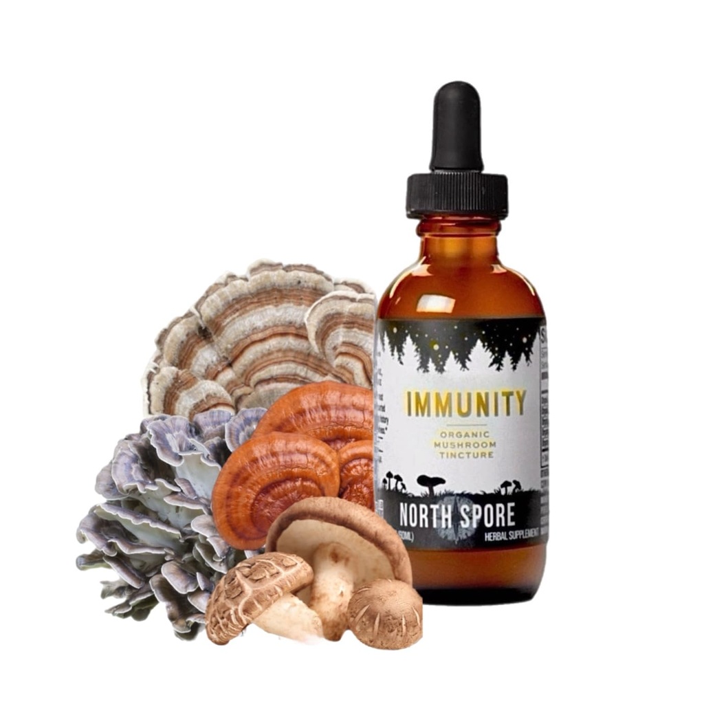 North Spore Organic Immunition Mushrom Tincture (2 oz) 