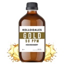 Koloidný Gold Solution, 50 PPM, 500 ml, vysoká čistota 99,99%