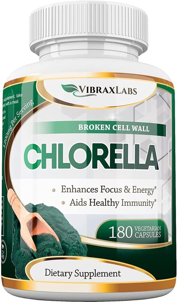 VibraxLabs Chlórella Kapsule 