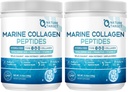 NATURE TARGET Marine Collagen Peptides Powder - Type I & III Collagen with Probiotics, Vitamin C & Hyaluronic Acid for Skin, Hair, Nails, Wild-Caught Fish & Grass-Fed Bovine, 35 Servings (Pack of 2)