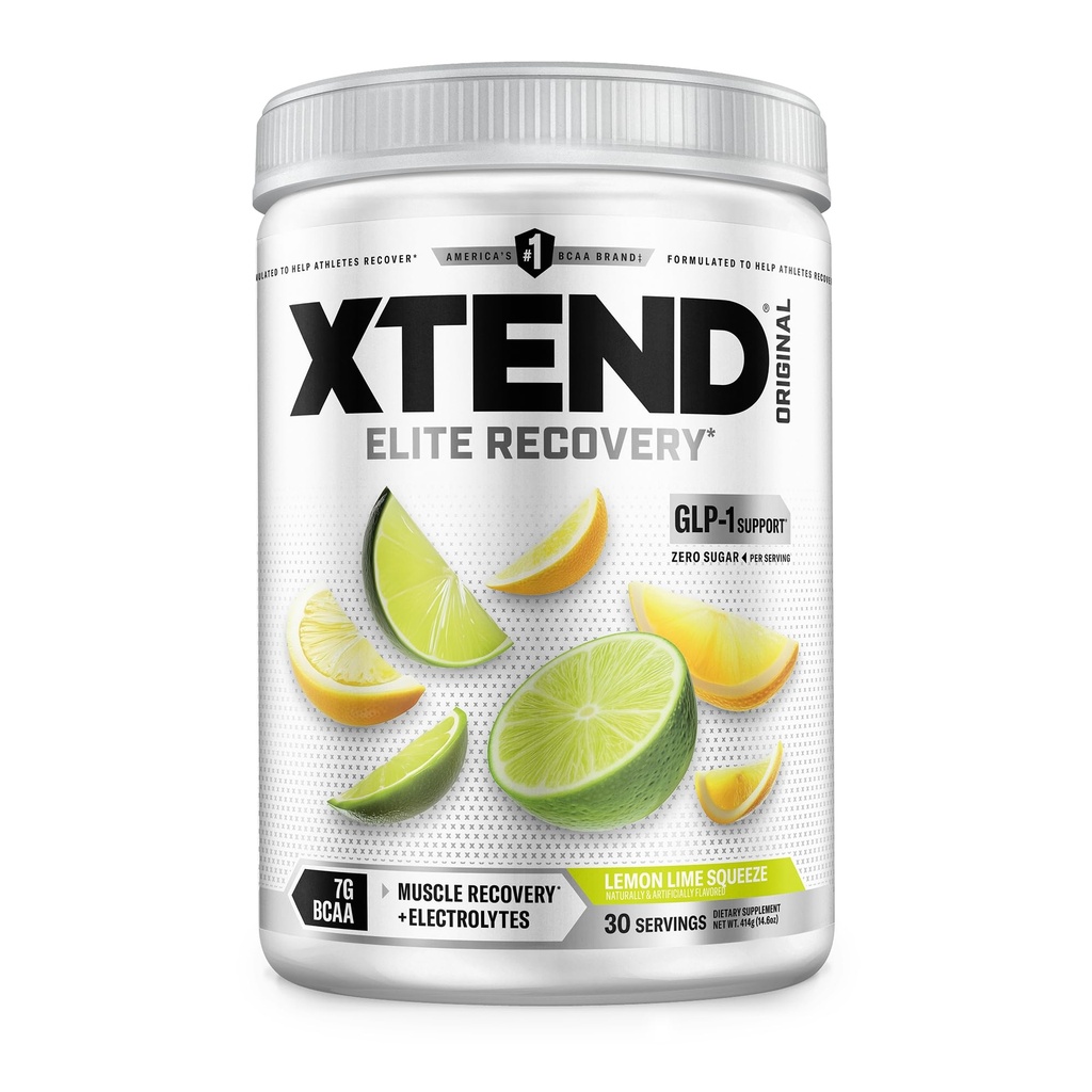 Xtend XTEND Original BCAA Powder 7g BCAA a 2,5 g L-glutamine, bez cukru po tréningu svalového zotavenia Nápoj s aminokyselinami pre mužov a ženy, 30 porcií
