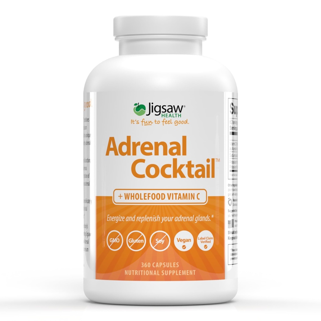 Jigsaw Zdravie Adrenal Cocktail + Wholefood Vitamín C 