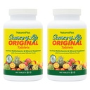 NaturesPlus Source of Life No Iron - 180 Tablets, Pack of 2 - Multivitamin & Mineral Supplement with Vitamin D3 - Supports Energy & Well-Being - Gluten Free, Vegetarian - 120 Total Servings