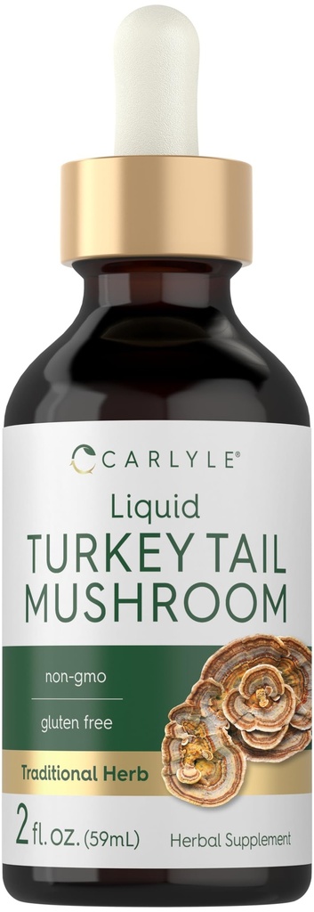 Carlyle Turkey Tail Mushroom Extract Liquid Tincture 