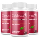 CelebrateONE 45 Bariatric Multivitamin with Iron, Once Daily Midnight Cherry Chewable for Gastric Sleeve & Bypass Patients – 45 mg Iron, 90 Tablets, 3 Month Supply