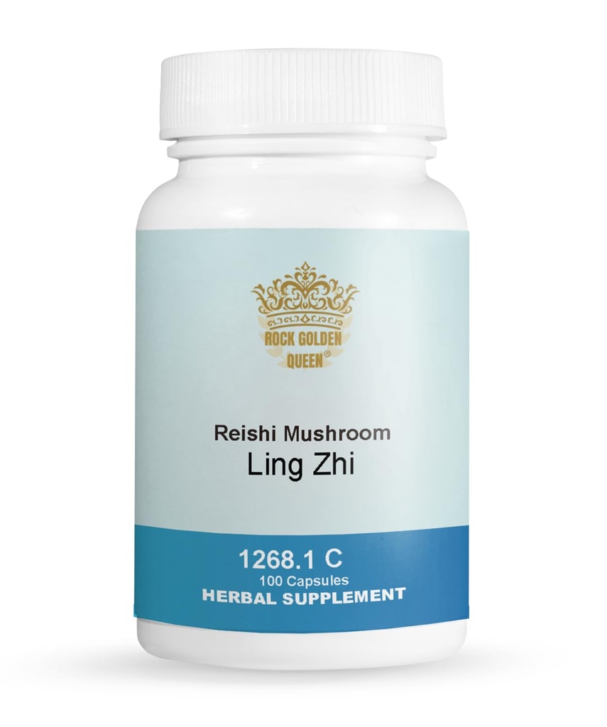 Ling Zhi, Reishi Mushroom, 100 Capsules/Bottle (2 Bottles)