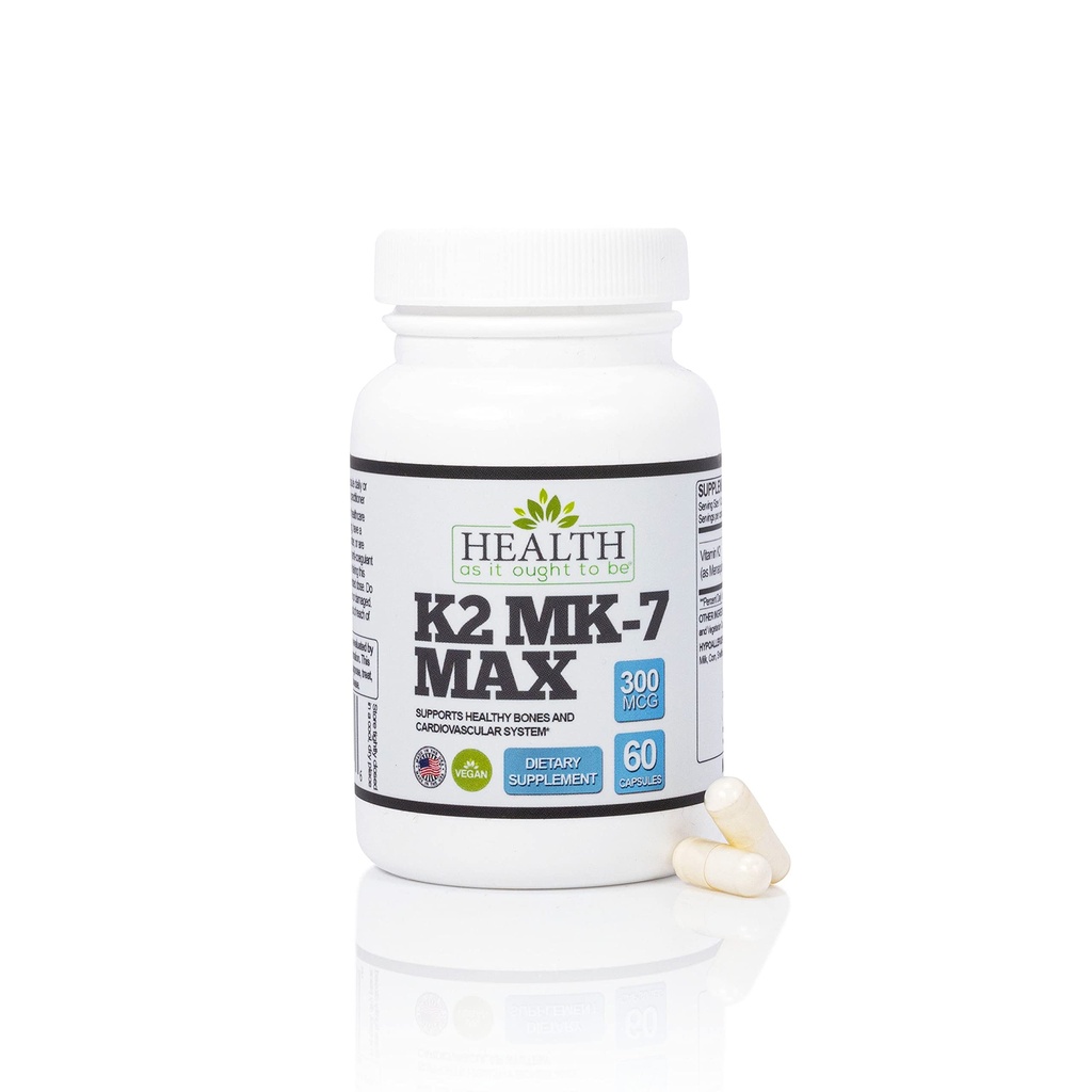 Zdravie Ako by malo byť vitamín K2 MK7 MAX extra sila 300mcg Supplemeny 