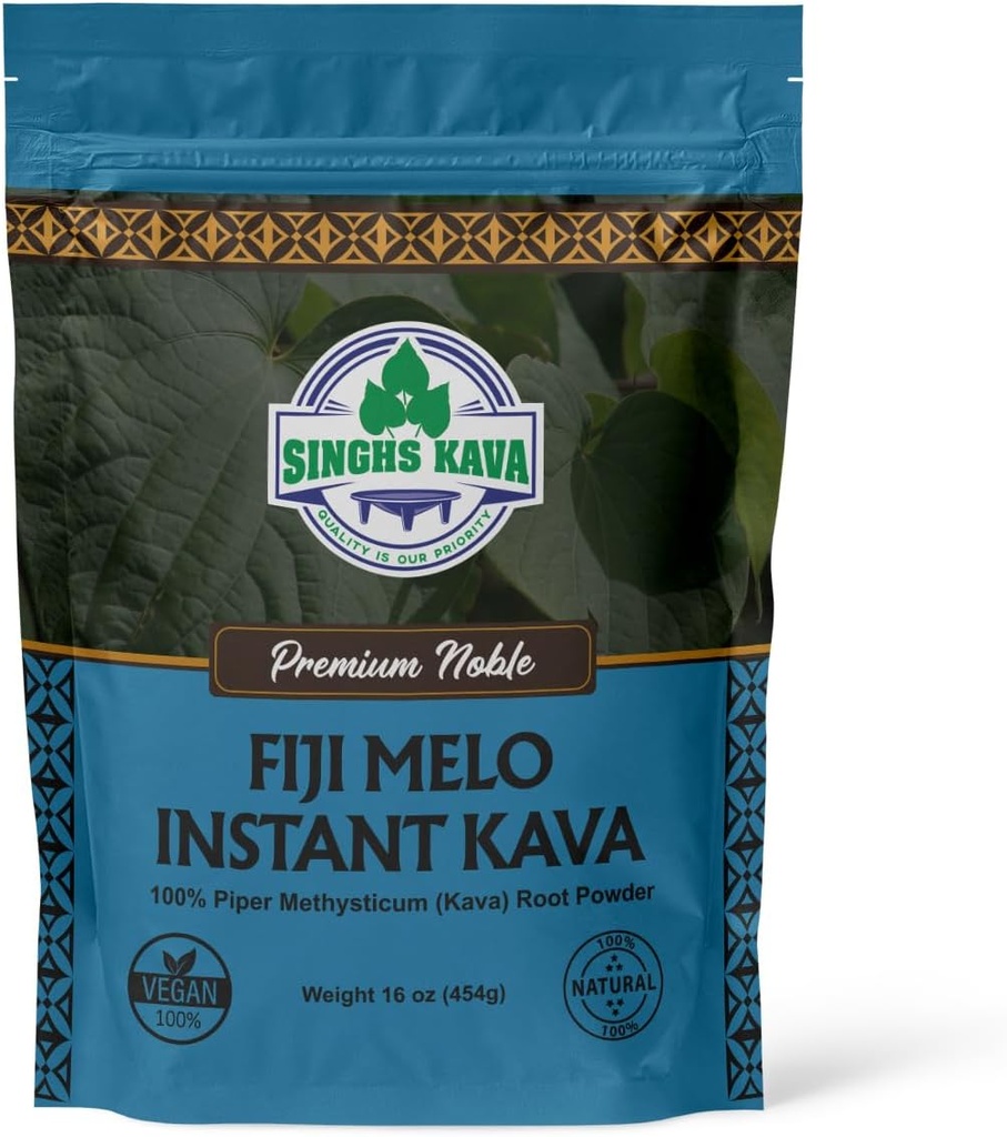 Mikronizovaná Instant Kava Powder-Fijian Kava (16 oz)