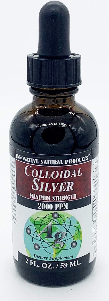 Koloidné striebro 2000 PPM (2 oz) podľa inovačných prírodných produktov
