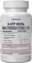Superior Labs - 5- HTP Worx - 150 mg Pure 5- HTP Plus Silný serotonínový Blend - 90 Rastlinné kapsule - Serotonín Amplifikácia - Neurotransmiter Podpora - Zdravie mozgu - Podpora nálady