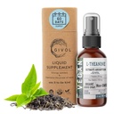 200 mg L-theanine & 150mg vitamín C Liquid Spray pre deti a dospelých - Real Peach extrakt chuť - non-GMO, bez lepku, bez cukru, bez alkoholu, všetky prírodné - 2 Fl Oz 60 dní